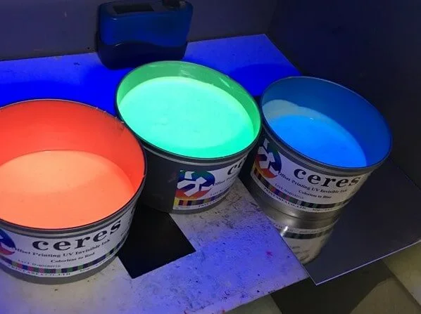 Fluorescent Color Inks